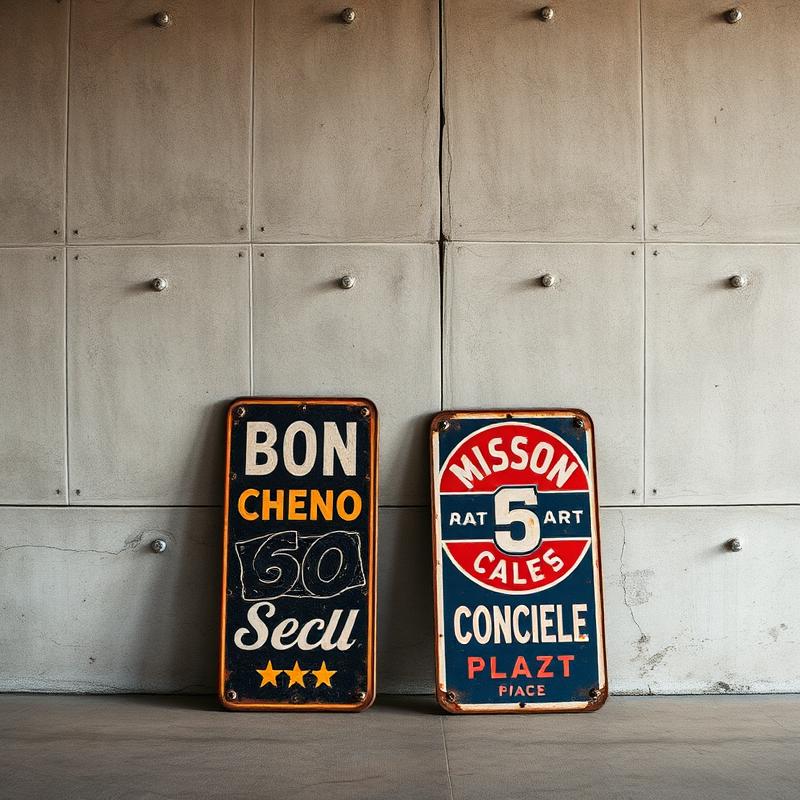 Chapas vintage de automovilismo